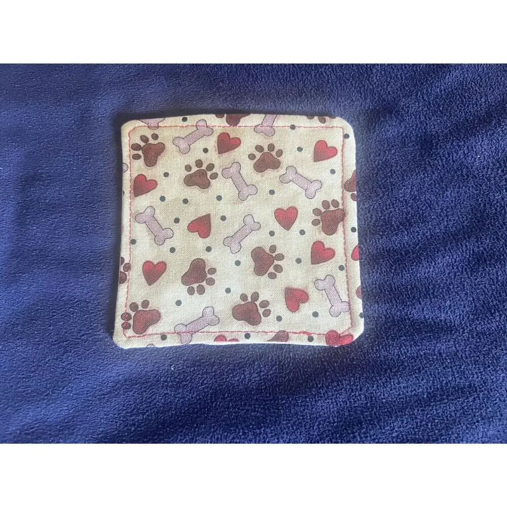 NWOT Pet Lovers Medium Book Sleeve, See Through Front Pocket, Corner Bookmark